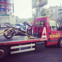 мотоцикл на эвакуаторе