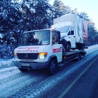 Грузовая газель на эвакуаторе