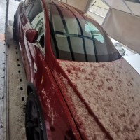 Tesla Model X на ВИП эвакуаторе, вид сверху - RaceExpress, Тюмень